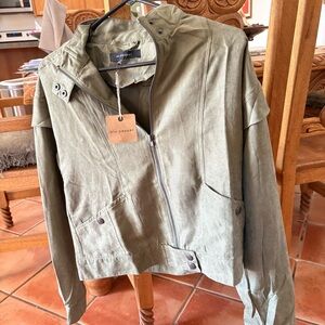 Blu PePper women's Olive Lightweight Jacket